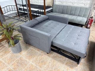 Sofá Cama Japón Reclinable - Gris Antracita