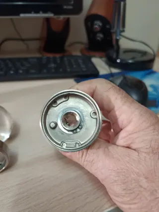 Pomos Puerta Vidrio y Acero Inoxidable