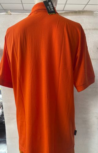Polo WORK sport naranja talla XL