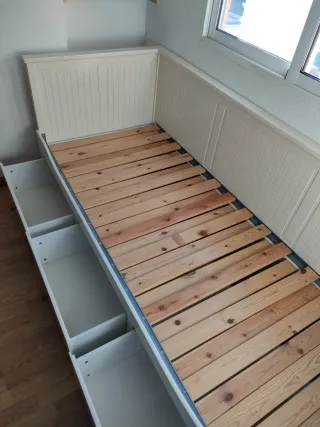 Diván Ikea Hemnes blanco