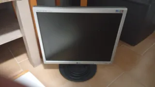 Pantalla LG Flatron Plata