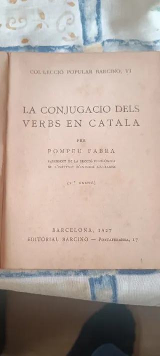 Llibres de Pompeu Fabra en col.lecció popular