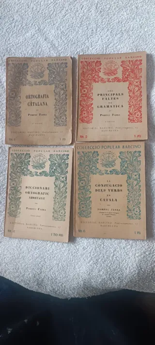 Llibres de Pompeu Fabra en col.lecció popular