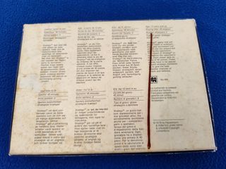 STRATEGO Mini Juego de Mesa Antiguo