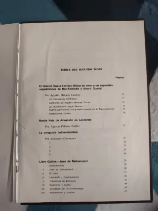 Tomo II de Historia General de las Islas Canarias