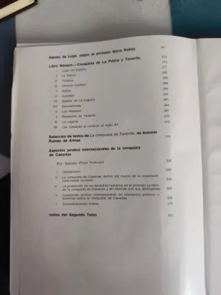 Tomo II de Historia General de las Islas Canarias