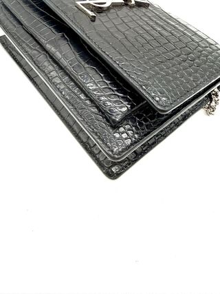 Bolso Sunset Saint Laurent Negro