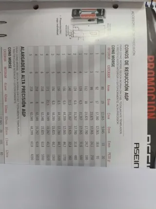 Porta B24 Cono Morse Reductor 4-2