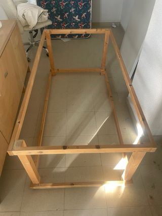 Mesa Camilla Grande Madera Negra