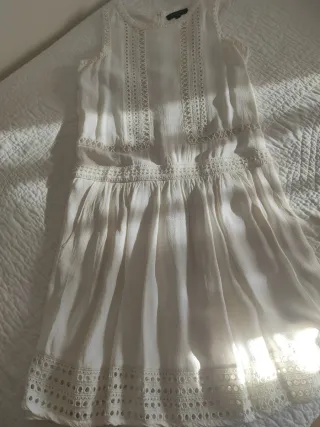 Vestido Cortefiel blanco