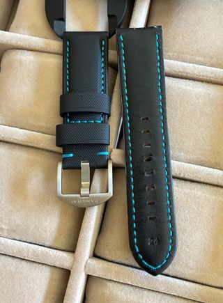 Cinturino per orologio Panerai Nero - Regata