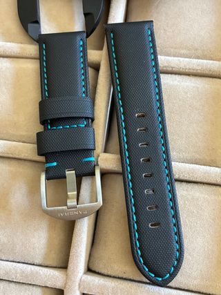 Cinturino per orologio Panerai Nero - Regata