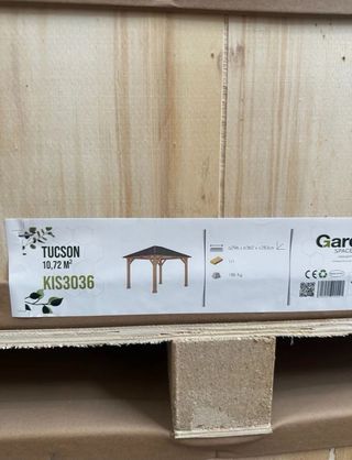 Cenador de madera 10.72 m2 Tucson