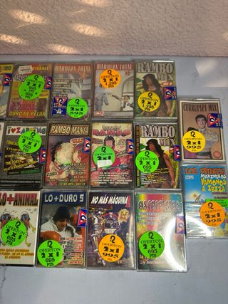 Lote Casetes Musicales Nuevos