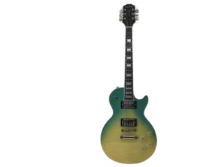 guitarra electrica epiphone les paul modern figured caribbean blue fade