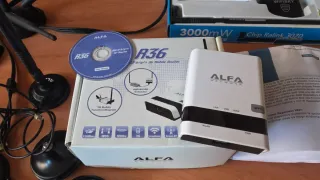 Kit Auditoría WiFi Alfa R36 + WIFISKY