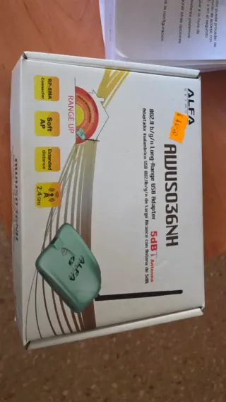 Kit Auditoría WiFi Alfa R36 + WIFISKY