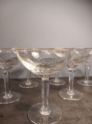 Set 7 Coppe Champagne Vintage Cristallo