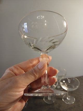 Set 7 Coppe Champagne Vintage Cristallo