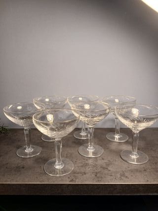 Set 7 Coppe Champagne Vintage Cristallo