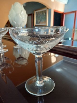 Set 7 Coppe Champagne Vintage Cristallo