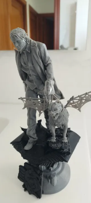 Figura Joker con perro batman