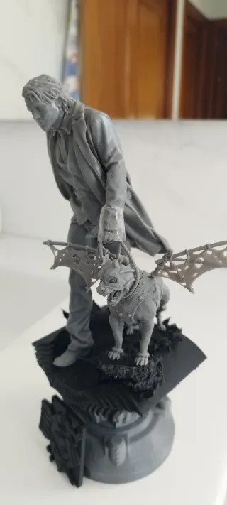 Figura Joker con perro batman