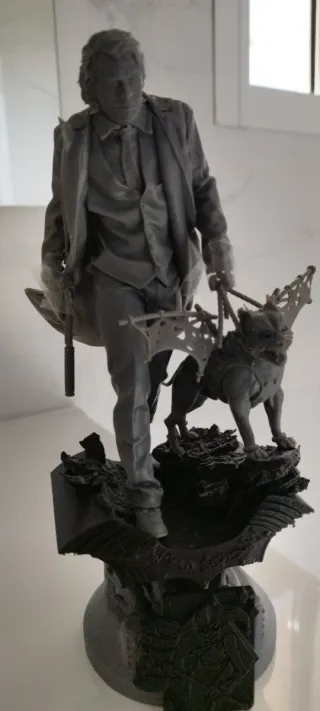 Figura Joker con perro batman