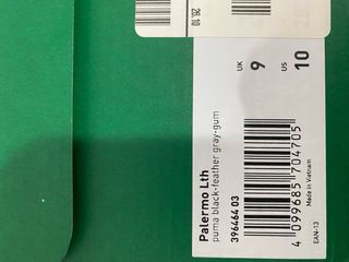 Zapatillas Puma Palermo Negras Talla 43