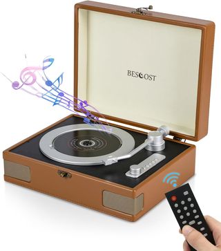 Lettore CD portatile per la casa, stile vintage