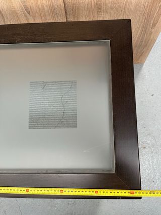 Mesa de centro madera y cristal