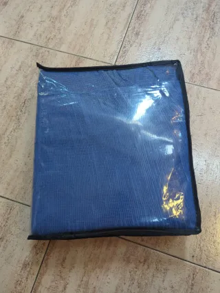 Funda sofá 3 plazas azul