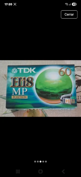 Cinta TDK Hi8 MP 60