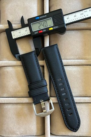 Cinturino per orologio Panerai Nero 24mm