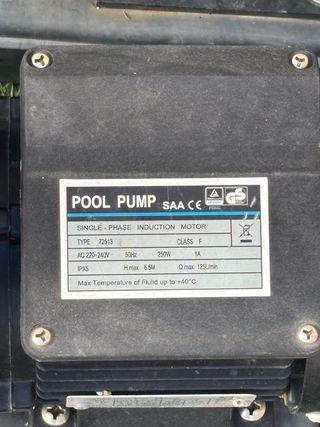 Depuradora de piscina con filtro de arena 250W