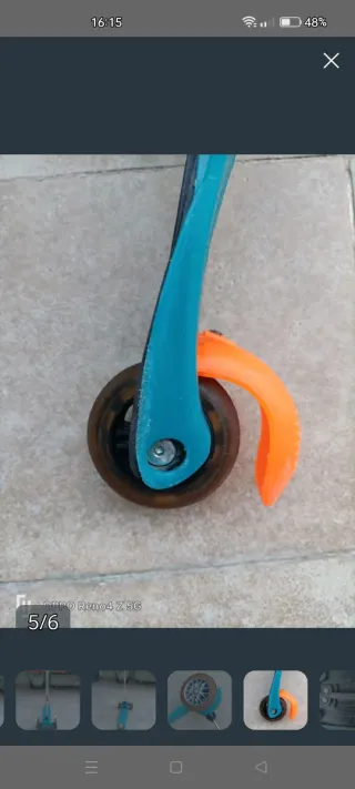 Patinete infantil 3 ruedas azul