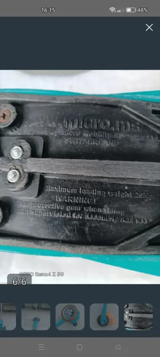 Patinete infantil 3 ruedas azul