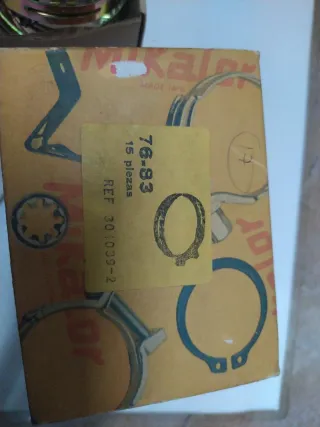 Abrazaderas Mikalor 76-83 (15 piezas)