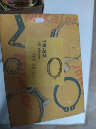 Abrazaderas Mikalor 76-83 (15 piezas)