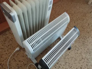 3 Calefactores Eléctricos