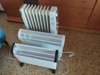 3 Calefactores Eléctricos