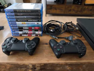 PS4 500GB + 2 Mandos + 10 Juegos + envío disp
