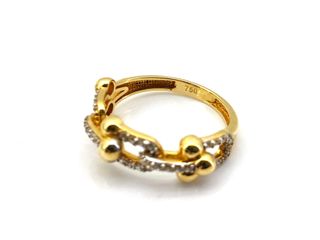 E1780421-23 Anillo Oro 18k Circonitas