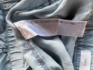 Blusa corta top verde irisada Talla 46