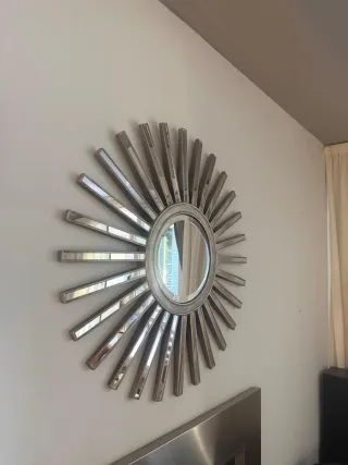 Espejo Sol Decorativo Pared