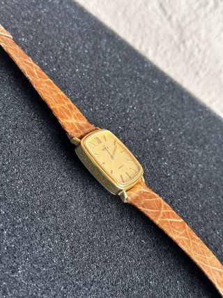 Orologio Vetta (Tank) Oro e Marrone