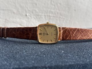 Orologio Vetta (Tank) Oro e Marrone
