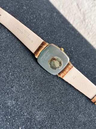 Orologio Vetta (Tank) Oro e Marrone