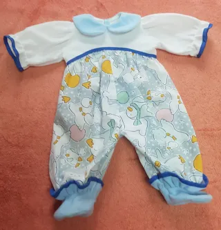 Mono de muñeca con estampado de patos