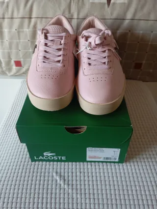 Zapatillas Lacoste Aura Rosa/Beige